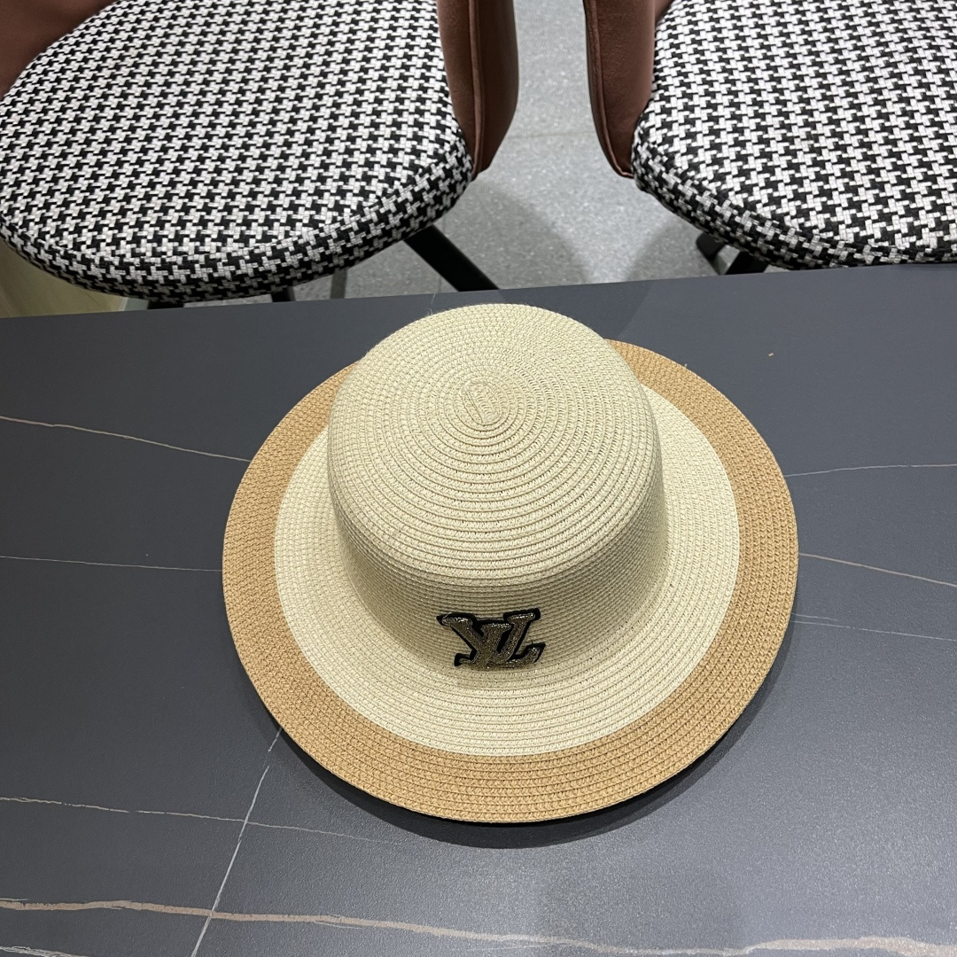 【LV路易威登】2025新款度假风礼帽，草帽，旅行必备，超好搭配，赶紧入手！