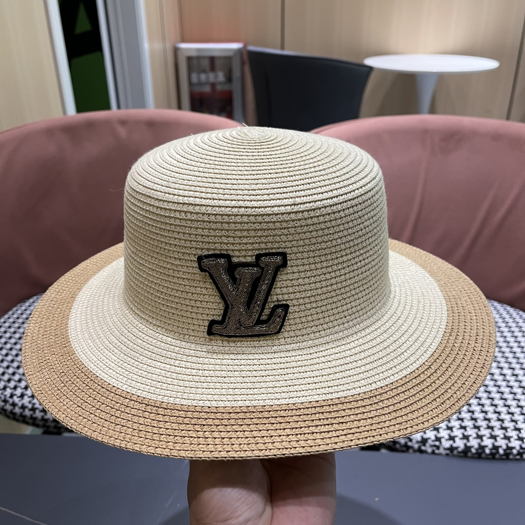 【LV路易威登】2025新款度假风礼帽，草帽，旅行必备，超好搭配，赶紧入手！