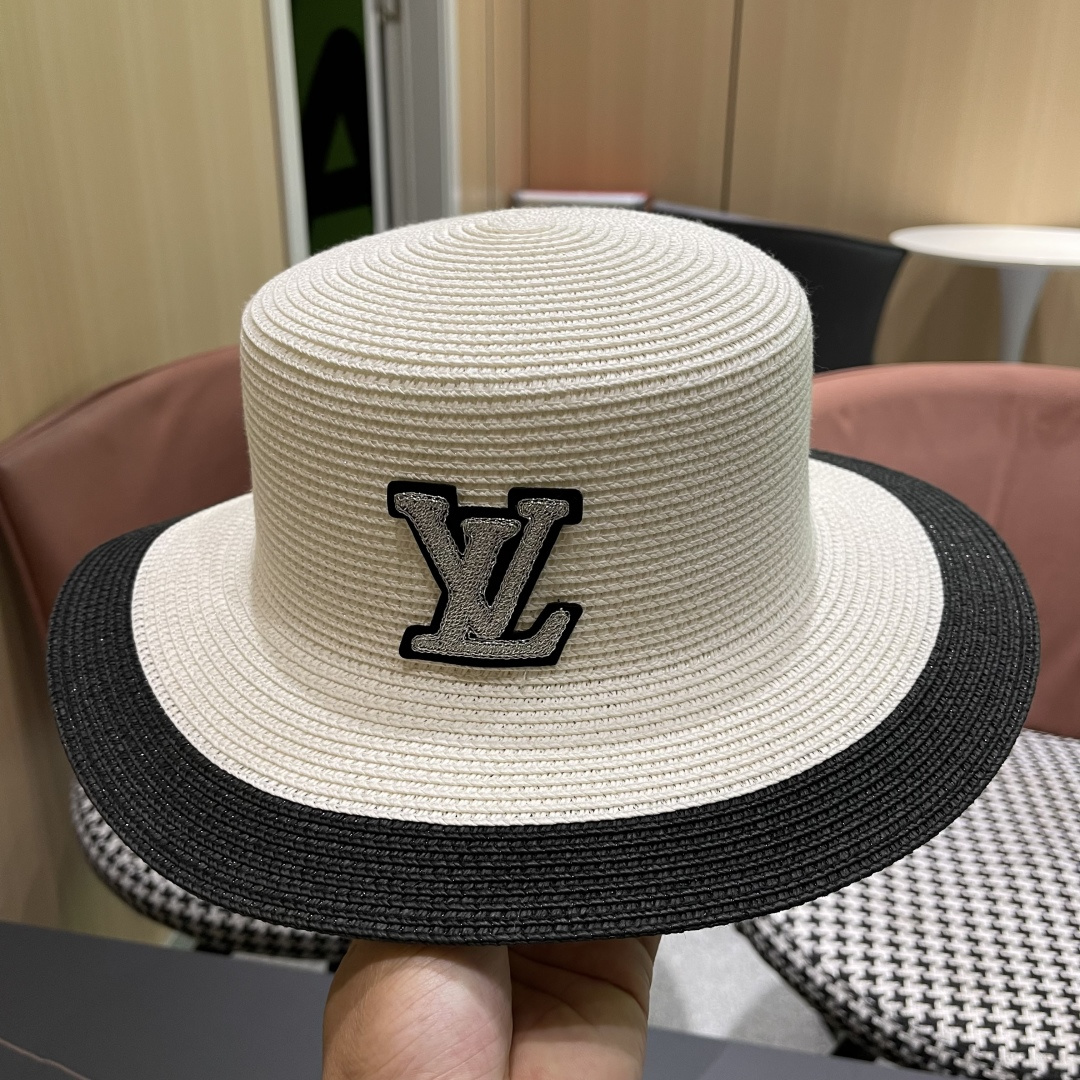 【LV路易威登】2025新款度假风礼帽，草帽，旅行必备，超好搭配，赶紧入手！