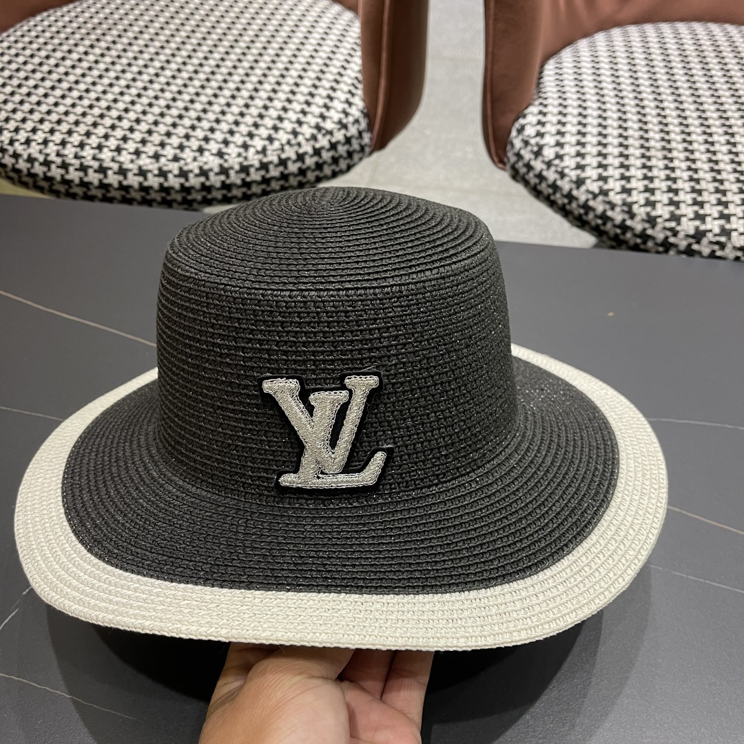 【LV路易威登】2025新款度假风礼帽，草帽，旅行必备，超好搭配，赶紧入手！
