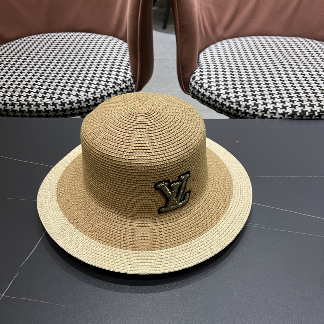【LV路易威登】2025新款度假风礼帽，草帽，旅行必备，超好搭配，赶紧入手！