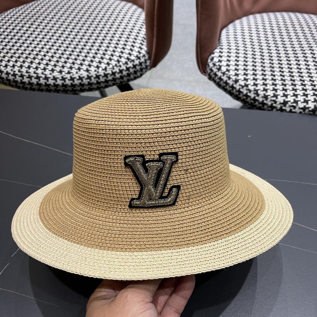 【LV路易威登】2025新款度假风礼帽，草帽，旅行必备，超好搭配，赶紧入手！