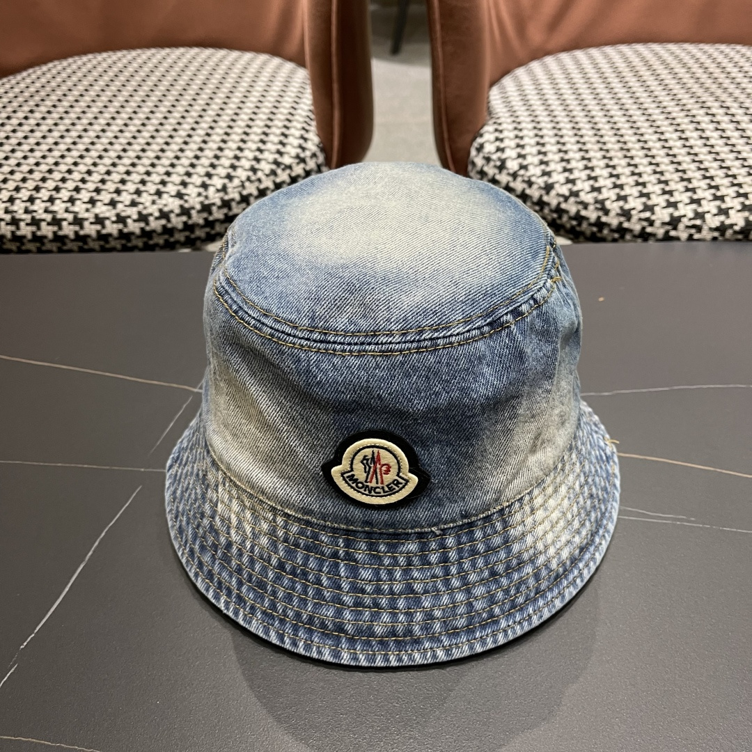 NO:225105,Moncler 2025 new denim fisherman hat, classic popular model, excellent quality, hat straw hat fisherman hat baseball hat knit hat, hat, christian louboutin, Moncler, espadrilles, hats19860909Moncler蒙口2025新款牛仔渔夫帽,经典流行款,质量超赞,帽子草帽渔夫帽棒球帽针织帽,帽子,christian louboutin,Moncler,espadrilles,hats,hat
