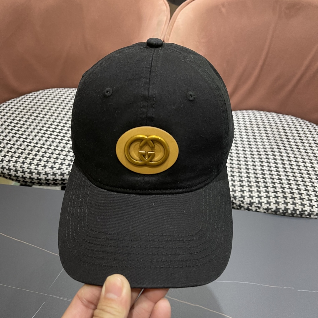  古奇Gucci～2025春季新款 简约高级感棒球帽
