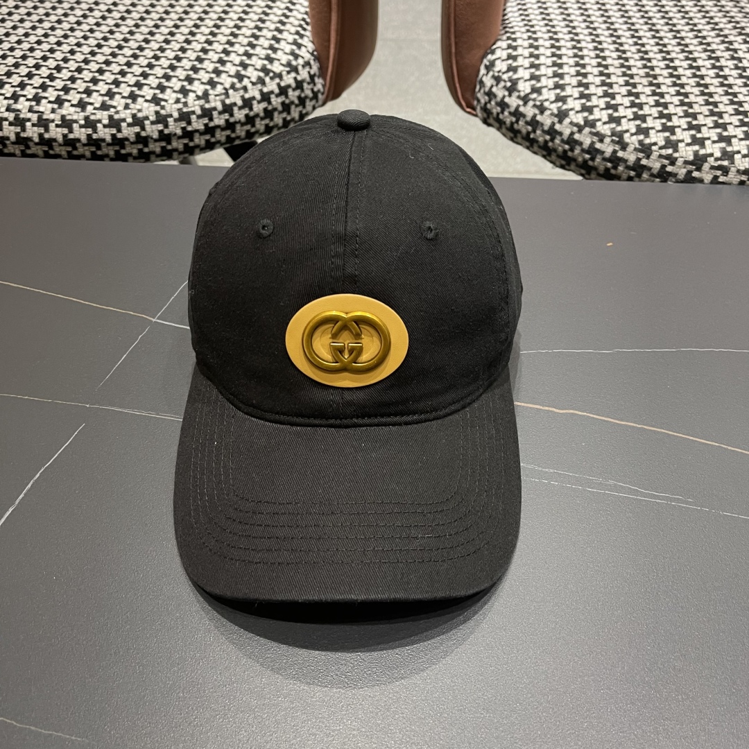  古奇Gucci～2025春季新款 简约高级感棒球帽
