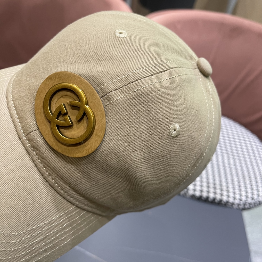  古奇Gucci～2025春季新款 简约高级感棒球帽
