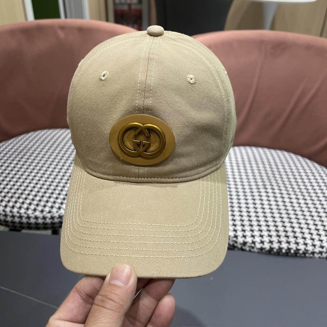  古奇Gucci～2025春季新款 简约高级感棒球帽
