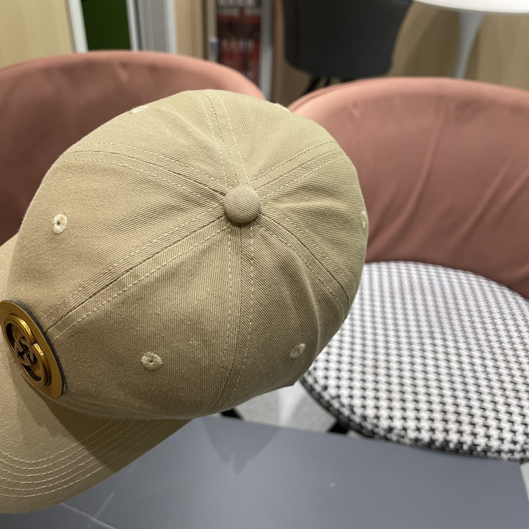  古奇Gucci～2025春季新款 简约高级感棒球帽
