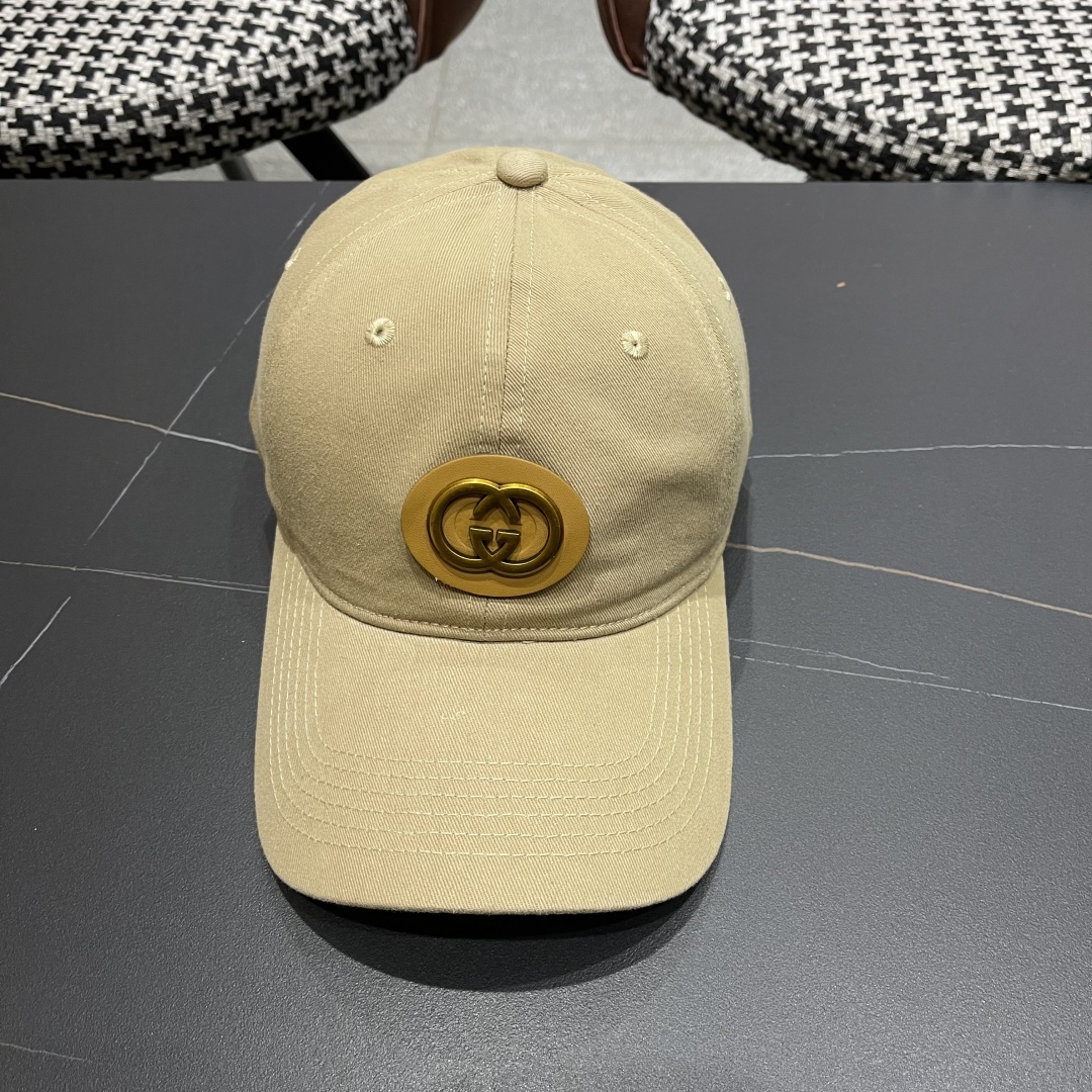  古奇Gucci～2025春季新款 简约高级感棒球帽
