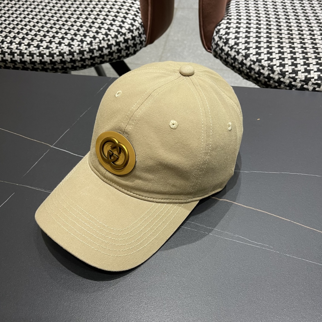  古奇Gucci～2025春季新款 简约高级感棒球帽
