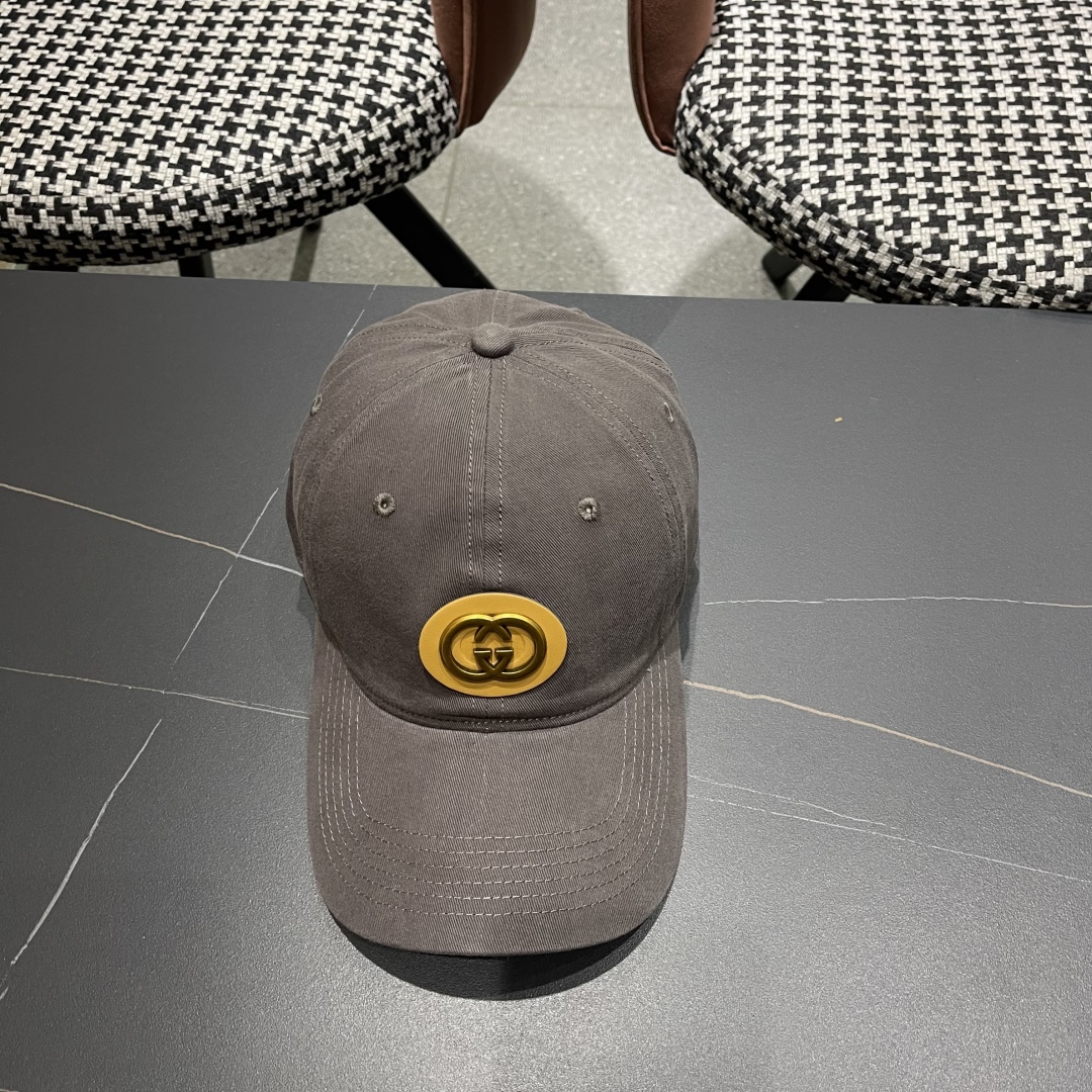  古奇Gucci～2025春季新款 简约高级感棒球帽
