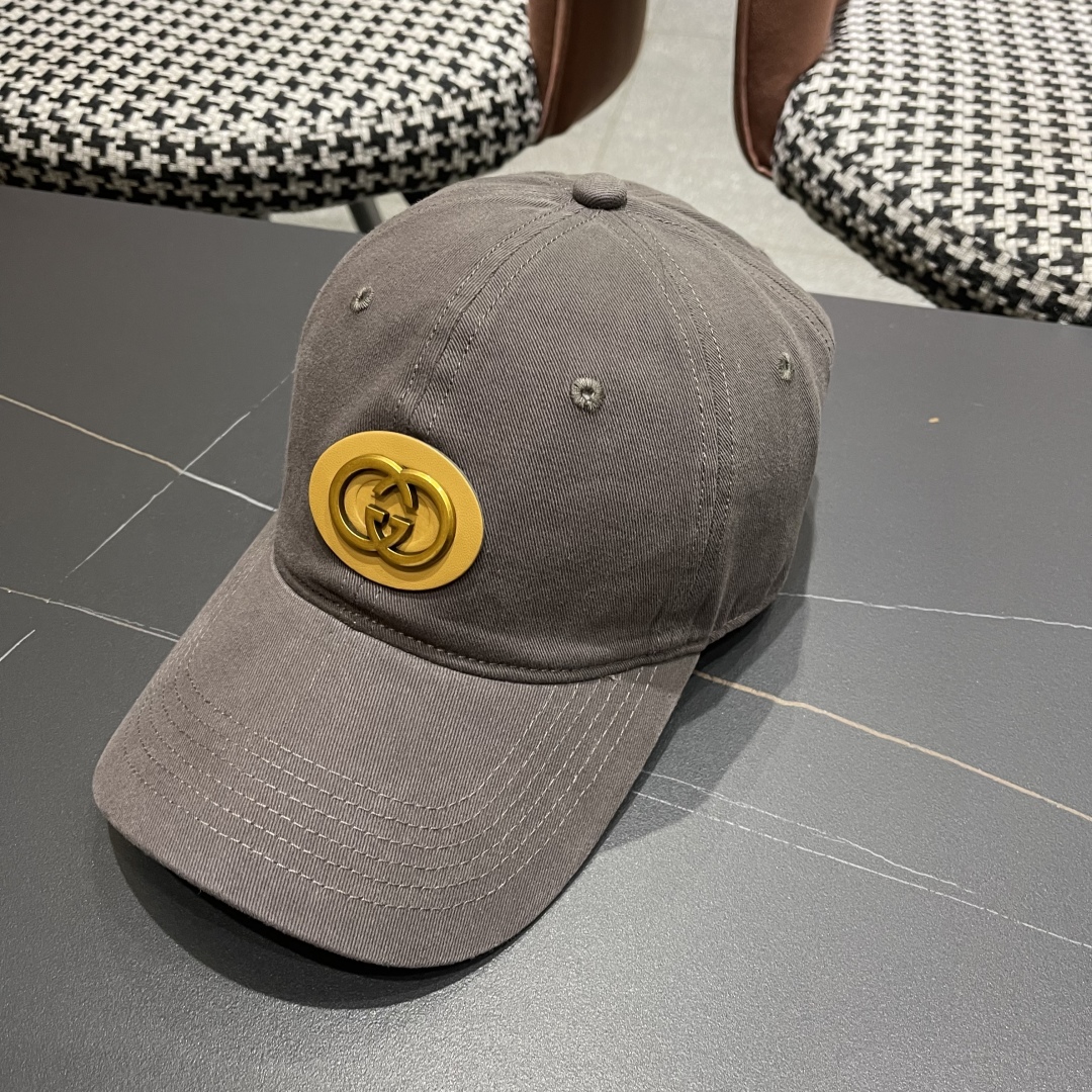  古奇Gucci～2025春季新款 简约高级感棒球帽
