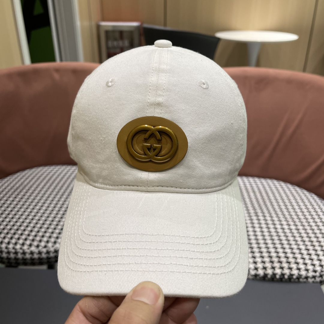  古奇Gucci～2025春季新款 简约高级感棒球帽
