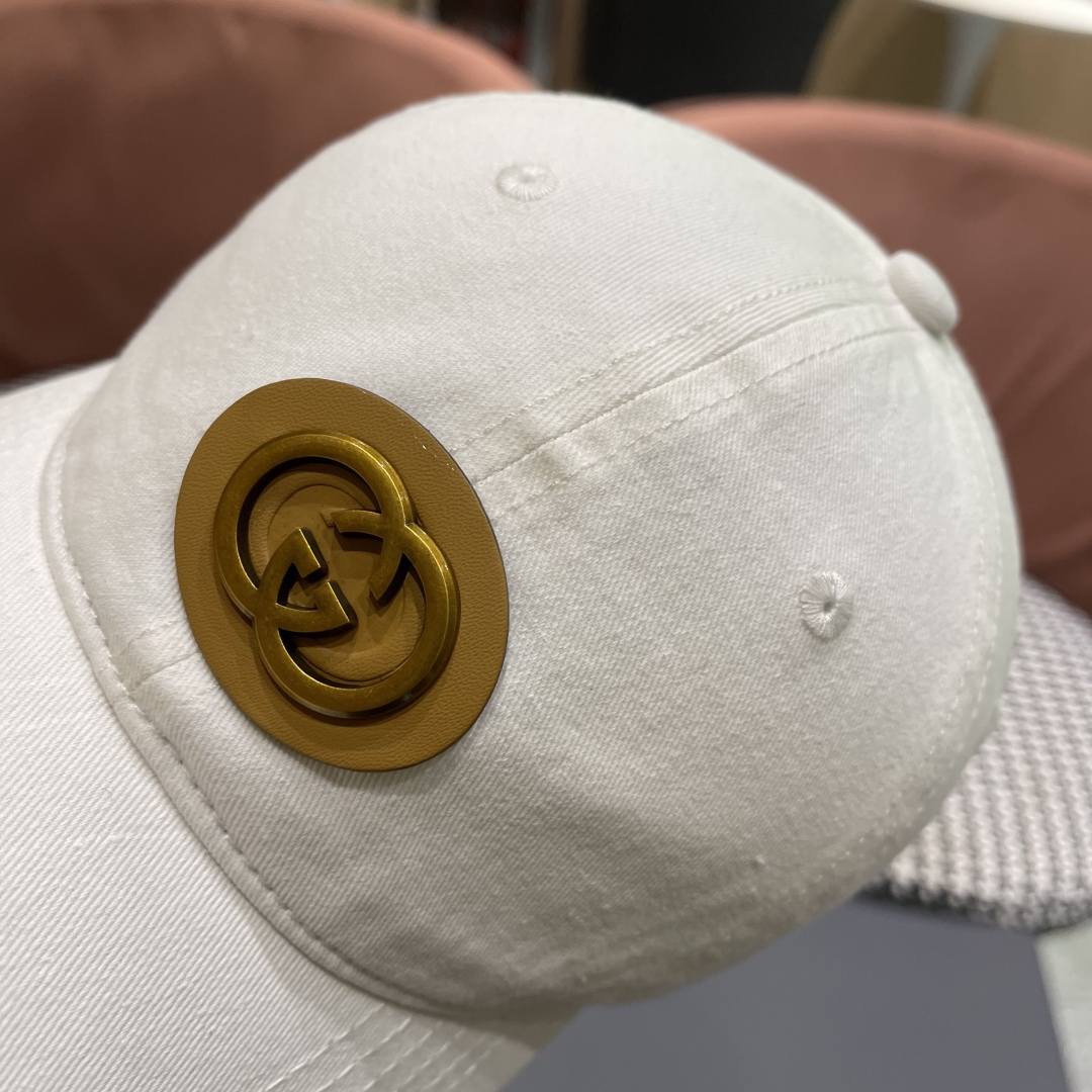  古奇Gucci～2025春季新款 简约高级感棒球帽
