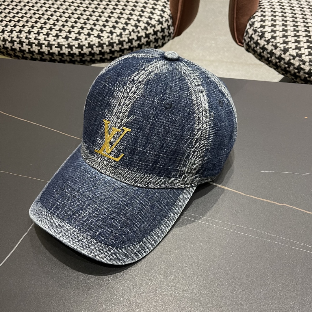  LV路易威登牛仔棒球帽🧢轻盈透气。完美版型，独家实物拍摄，男女适用