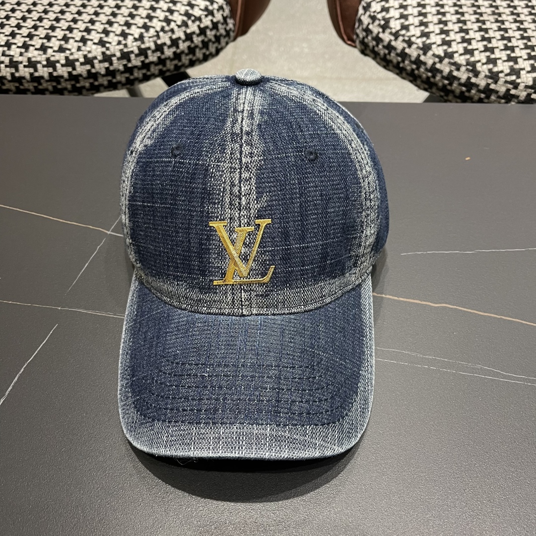  LV路易威登牛仔棒球帽🧢轻盈透气。完美版型，独家实物拍摄，男女适用