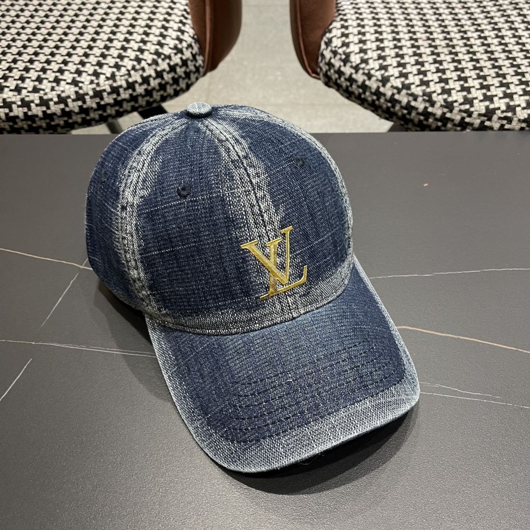  LV路易威登牛仔棒球帽🧢轻盈透气。完美版型，独家实物拍摄，男女适用
