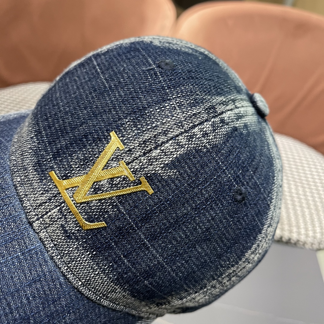  LV路易威登牛仔棒球帽🧢轻盈透气。完美版型，独家实物拍摄，男女适用