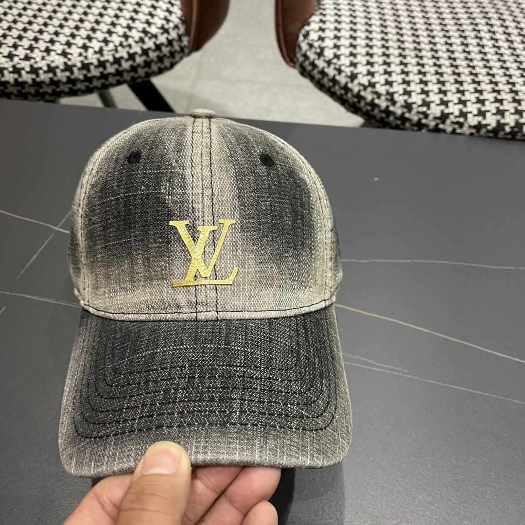  LV路易威登牛仔棒球帽🧢轻盈透气。完美版型，独家实物拍摄，男女适用