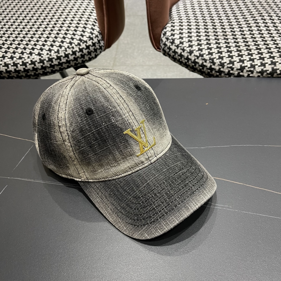  LV路易威登牛仔棒球帽🧢轻盈透气。完美版型，独家实物拍摄，男女适用