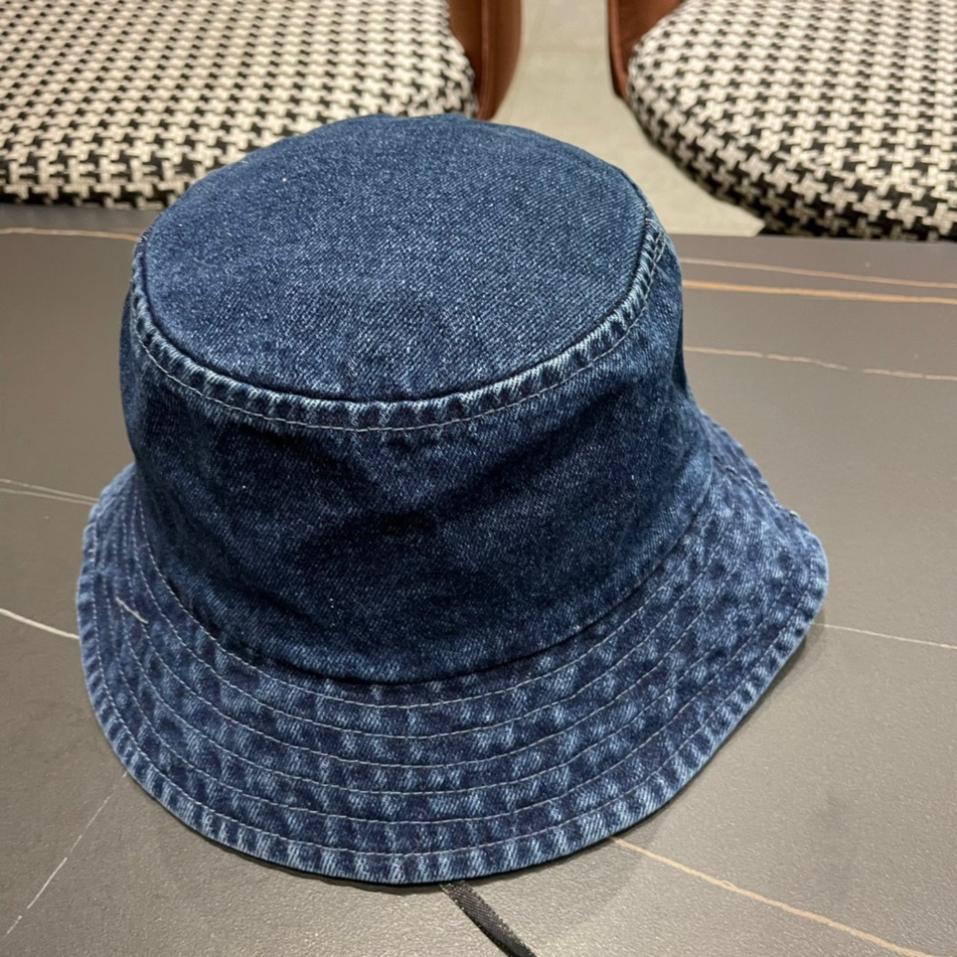  Chanel香奈儿 2024牛仔帽女春夏四季款渔夫帽子户外登山防晒露营徒步卷边辣妹盆帽