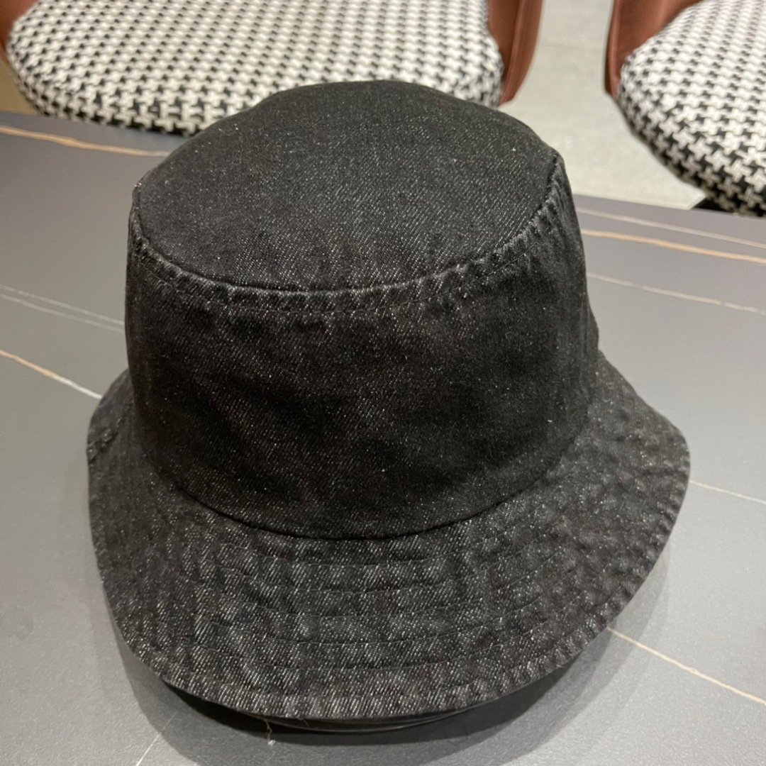  Chanel香奈儿 2024牛仔帽女春夏四季款渔夫帽子户外登山防晒露营徒步卷边辣妹盆帽