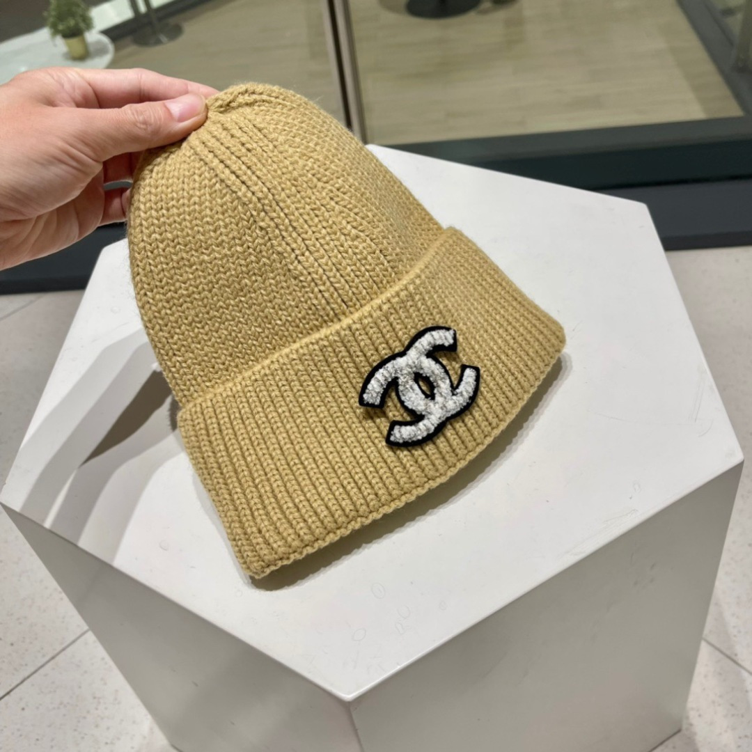 Chanel 香奈儿2023简约针织毛线帽，超火爆💖质感一流，出街超好搭配！