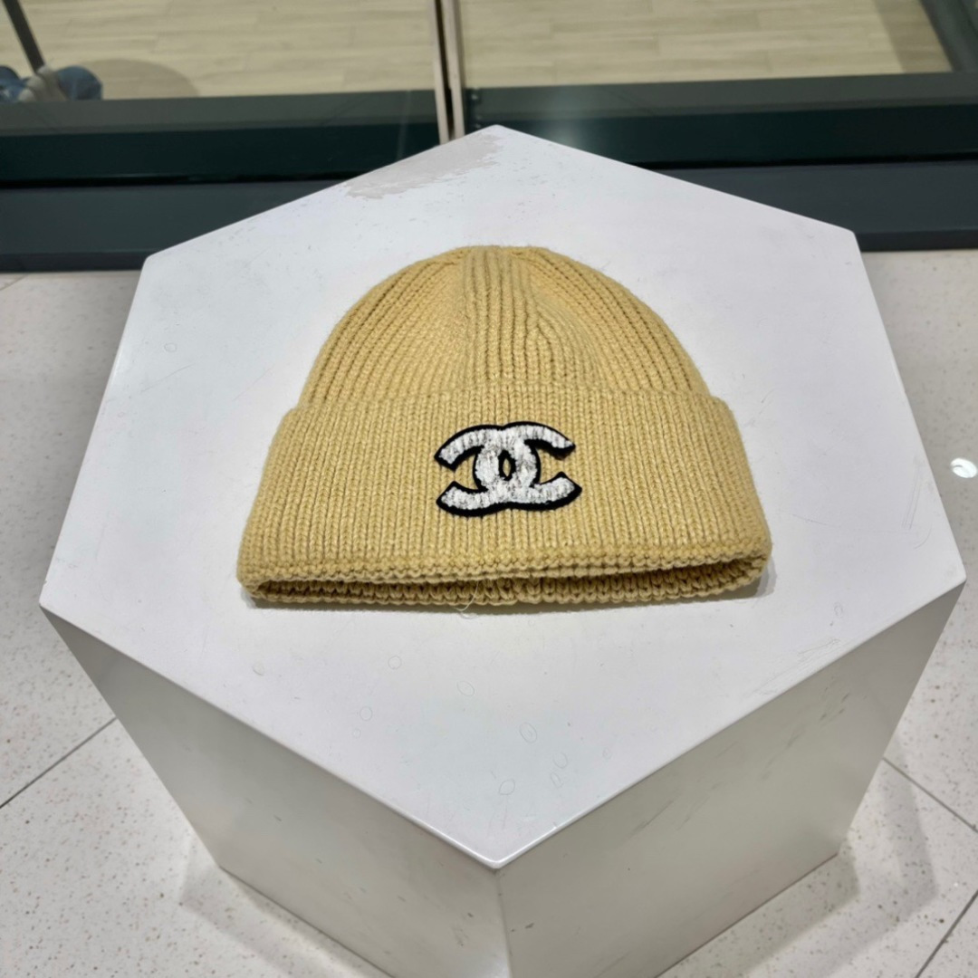 Chanel 香奈儿2023简约针织毛线帽，超火爆💖质感一流，出街超好搭配！