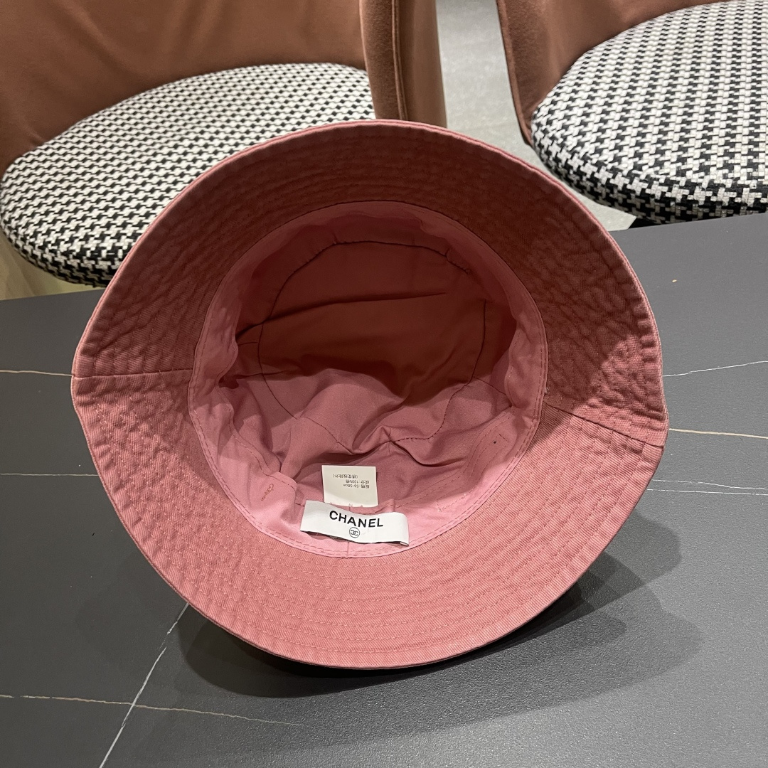  Chanel香奈儿 牛仔帽春夏四季款做旧渔夫帽子户外登山防晒露营徒步盆帽