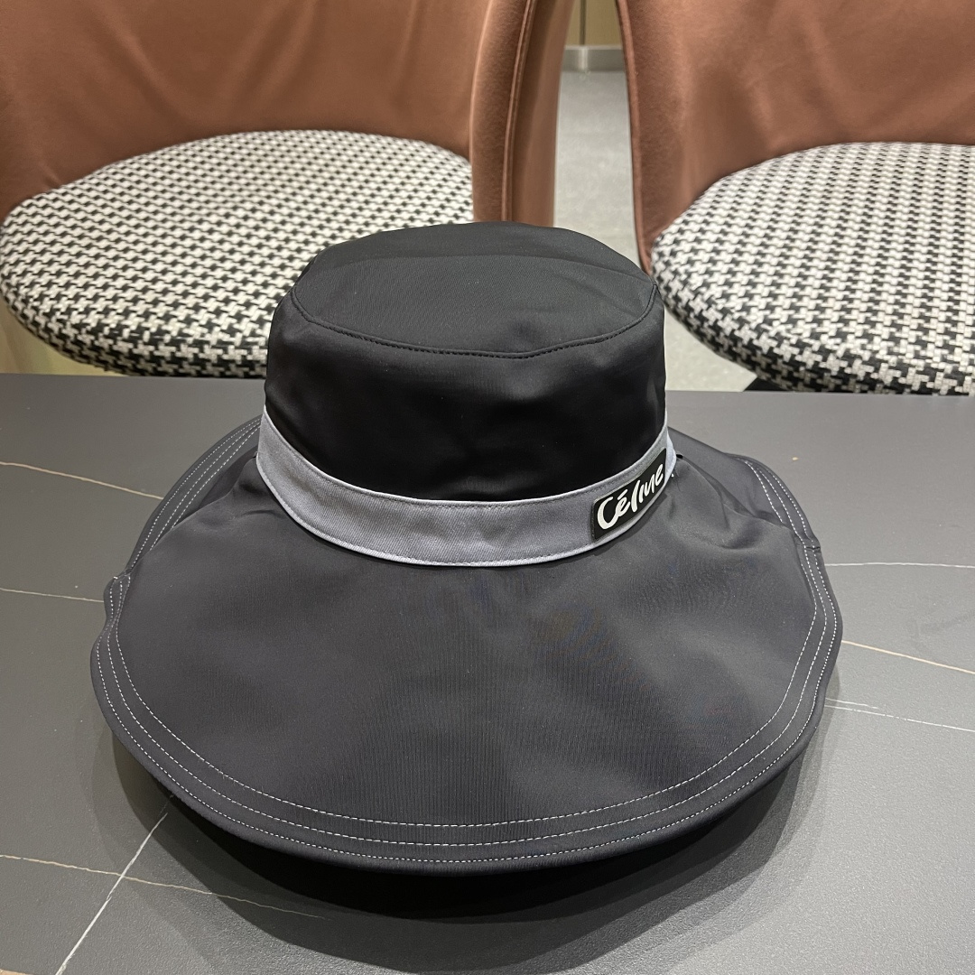  celine赛琳 2025新款春夏新款防晒渔夫帽！秋超显气质，质感无敌！