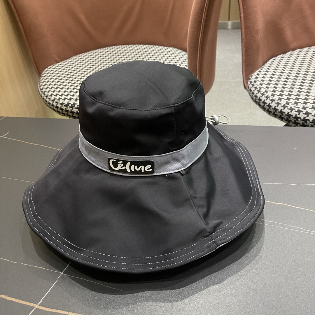  celine赛琳 2025新款春夏新款防晒渔夫帽！秋超显气质，质感无敌！