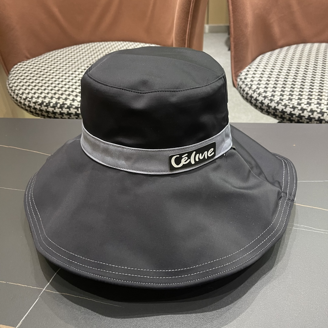  celine赛琳 2025新款春夏新款防晒渔夫帽！秋超显气质，质感无敌！