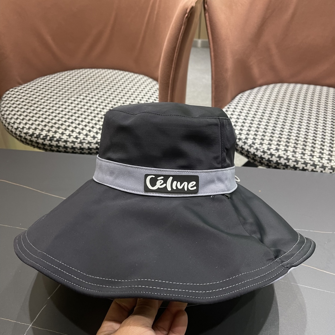  celine赛琳 2025新款春夏新款防晒渔夫帽！秋超显气质，质感无敌！