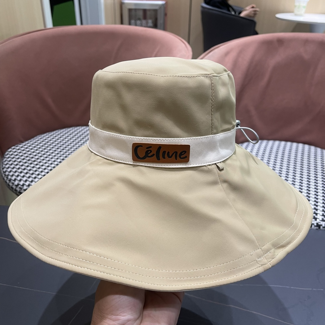  celine赛琳 2025新款春夏新款防晒渔夫帽！秋超显气质，质感无敌！