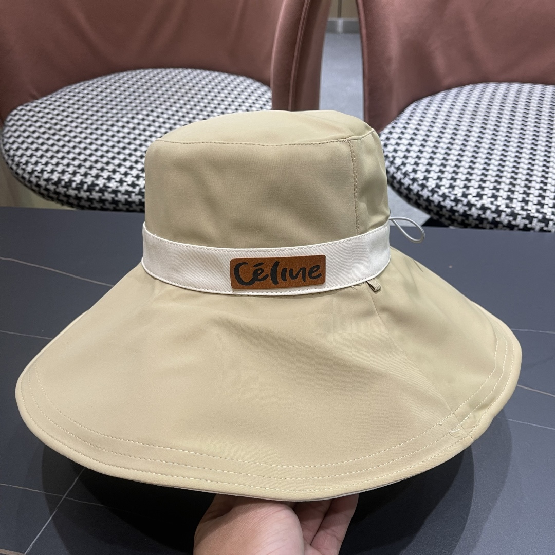  celine赛琳 2025新款春夏新款防晒渔夫帽！秋超显气质，质感无敌！