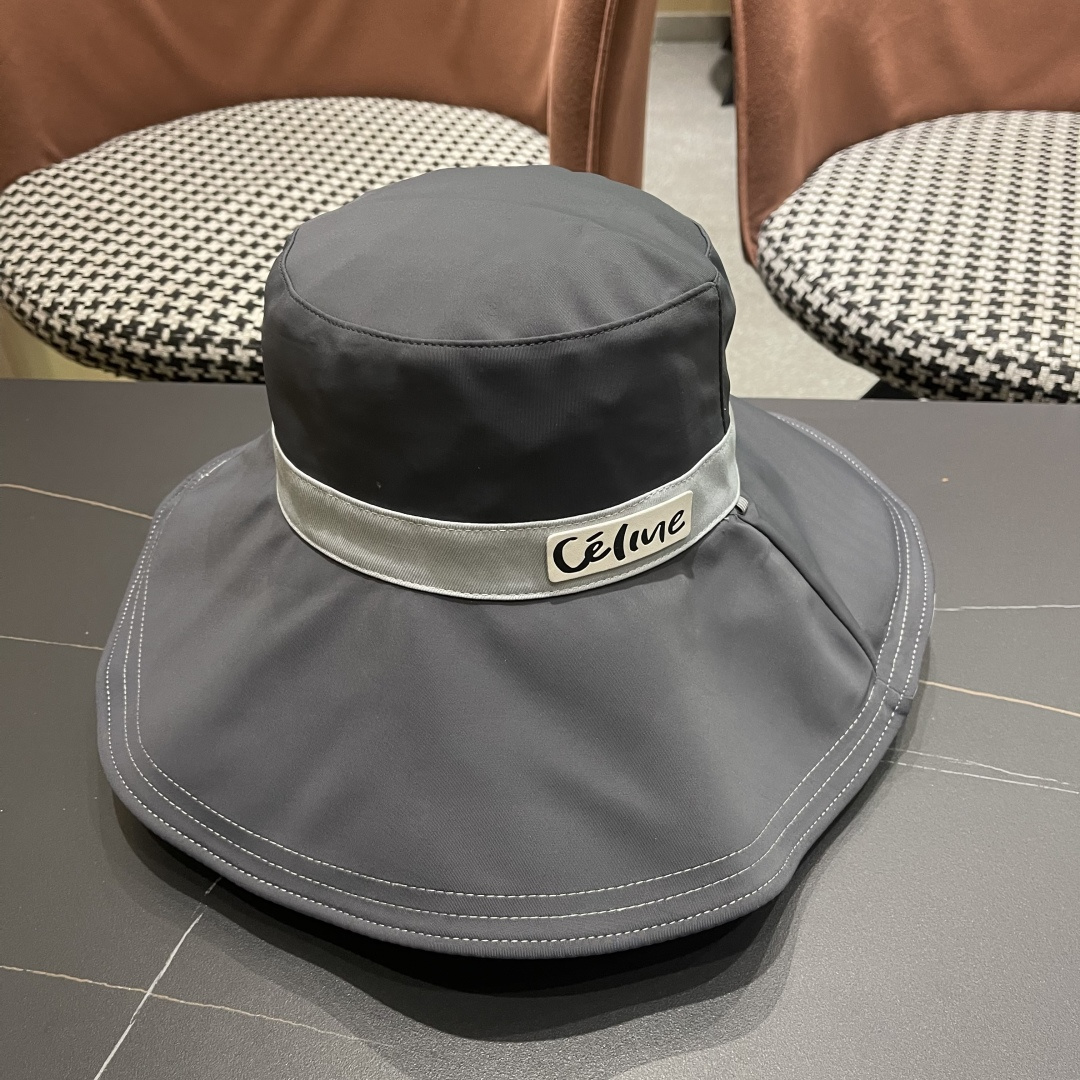  celine赛琳 2025新款春夏新款防晒渔夫帽！秋超显气质，质感无敌！