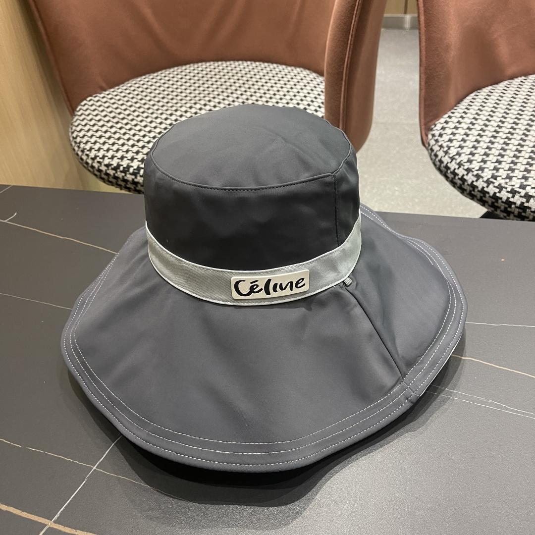  celine赛琳 2025新款春夏新款防晒渔夫帽！秋超显气质，质感无敌！