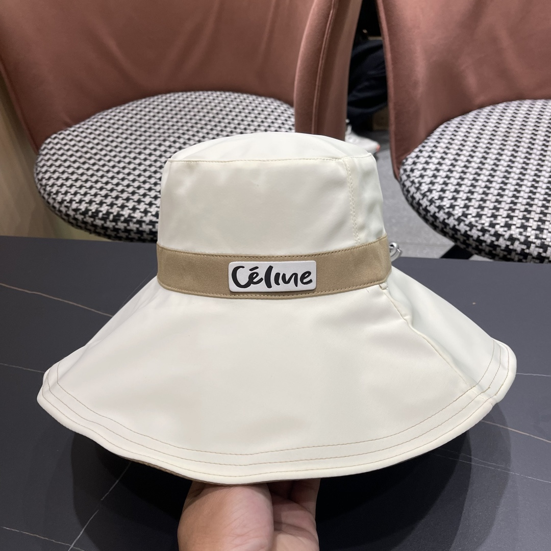  celine赛琳 2025新款春夏新款防晒渔夫帽！秋超显气质，质感无敌！