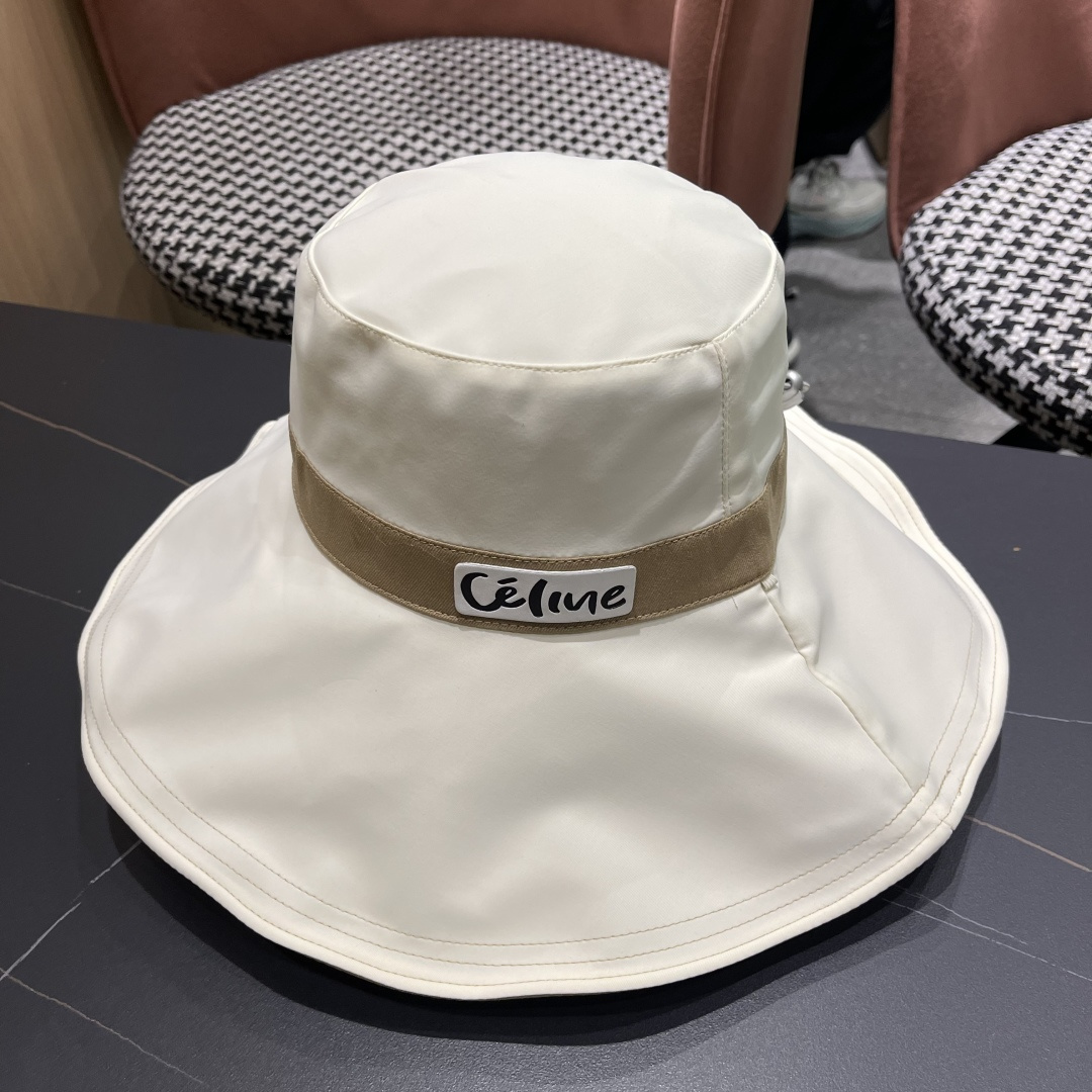  celine赛琳 2025新款春夏新款防晒渔夫帽！秋超显气质，质感无敌！