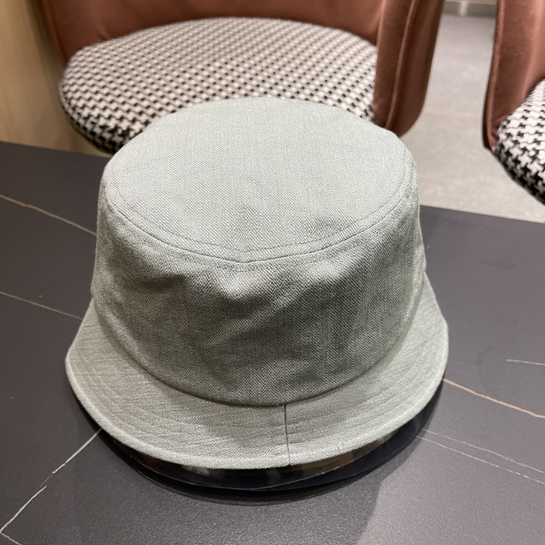  罗意威loewe春夏新款日式简约渔夫帽网红百搭遮阳显脸小水桶帽