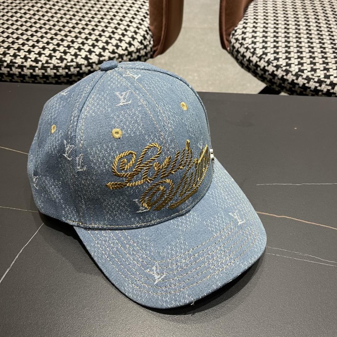  LV路易威登新款原单棒球帽，11开模订制，时尚帅气质量超赞，基础头围56，贴片可调节。