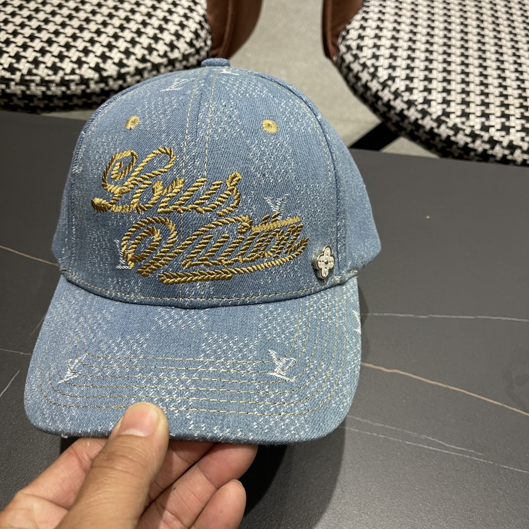  LV路易威登新款原单棒球帽，11开模订制，时尚帅气质量超赞，基础头围56，贴片可调节。