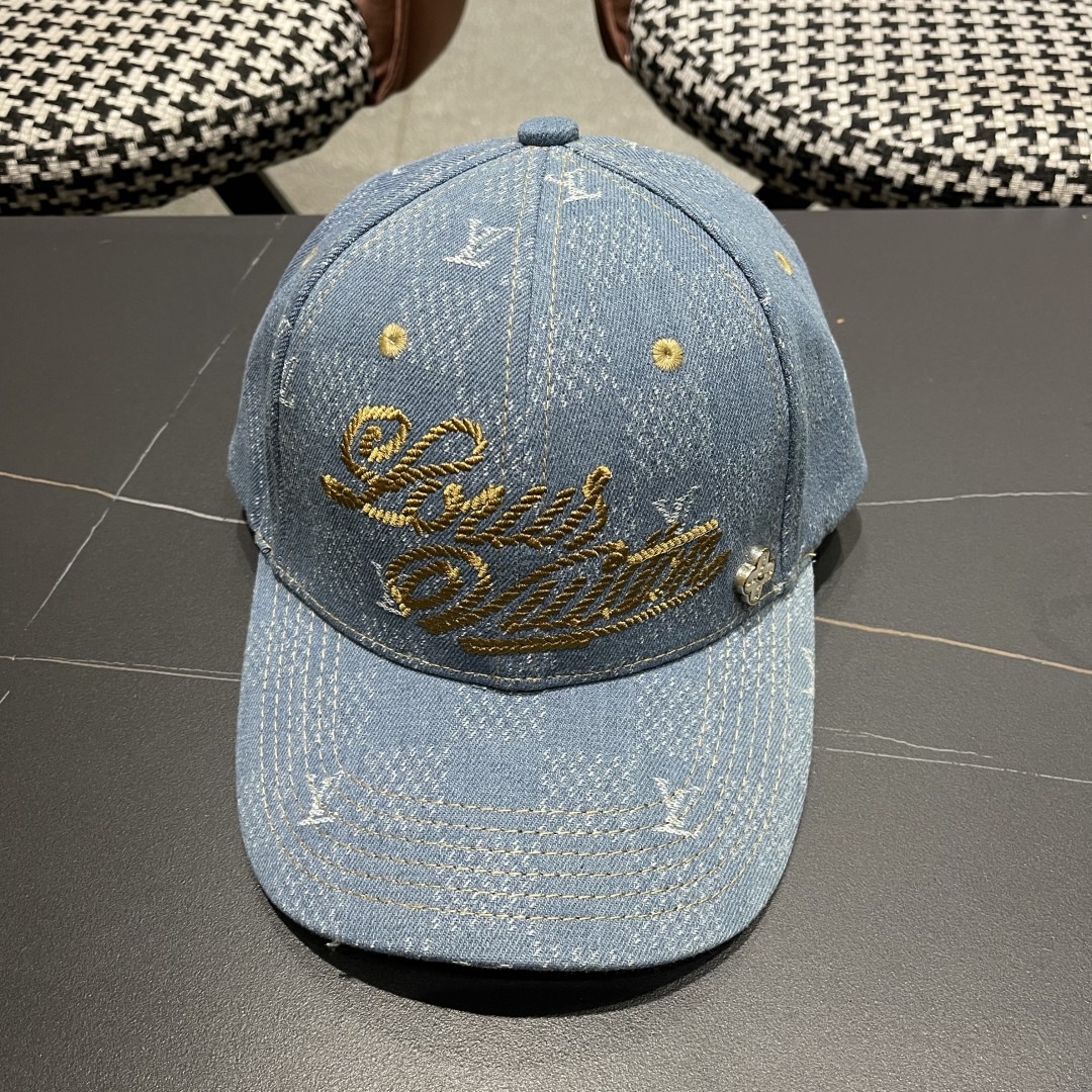  LV路易威登新款原单棒球帽，11开模订制，时尚帅气质量超赞，基础头围56，贴片可调节。