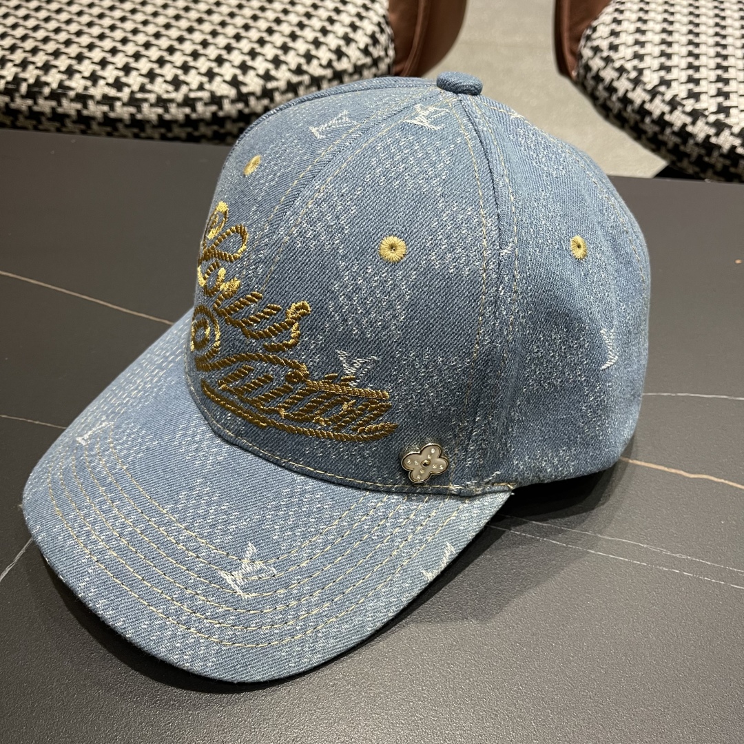  LV路易威登新款原单棒球帽，11开模订制，时尚帅气质量超赞，基础头围56，贴片可调节。