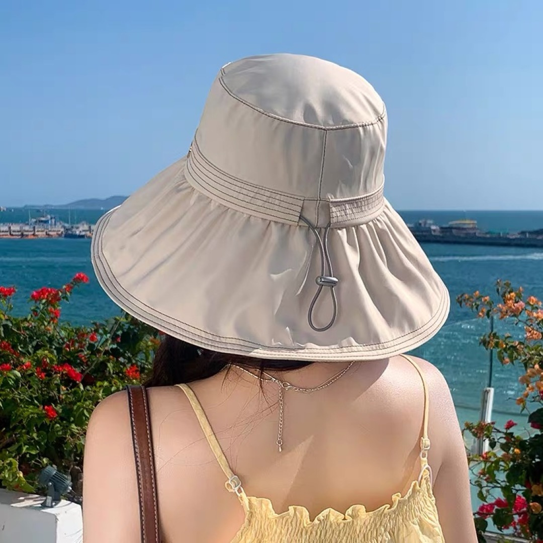 【DIOR迪奥】春夏季新款大帽檐渔夫帽，可折叠很好搭配，出街必备

