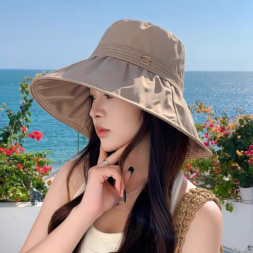 【DIOR迪奥】春夏季新款大帽檐渔夫帽，可折叠很好搭配，出街必备

