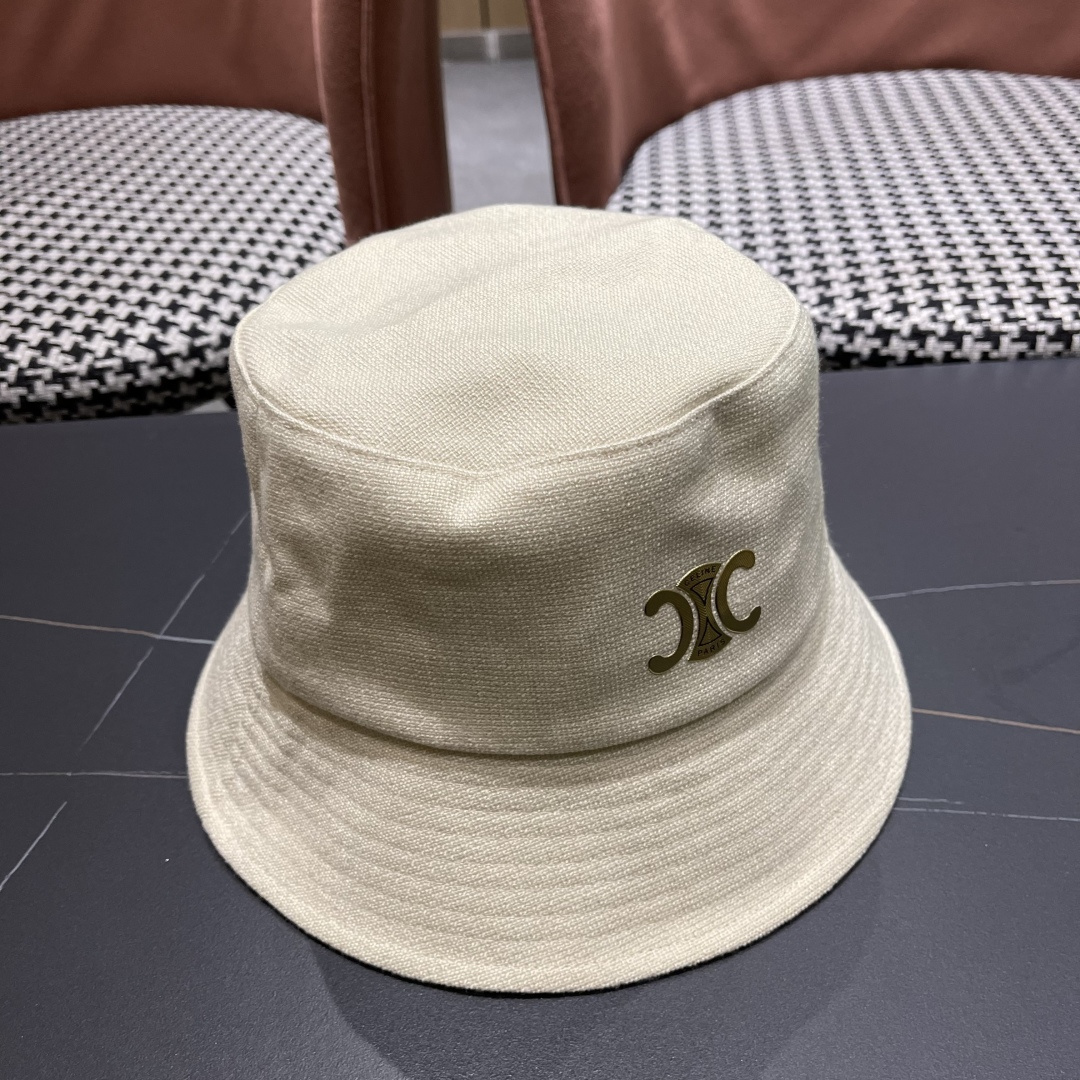  celine赛琳 春夏新款遮阳渔夫帽超显气质，质感无敌！
