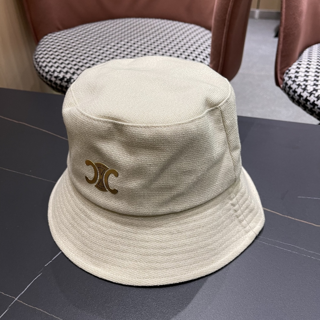  celine赛琳 春夏新款遮阳渔夫帽超显气质，质感无敌！