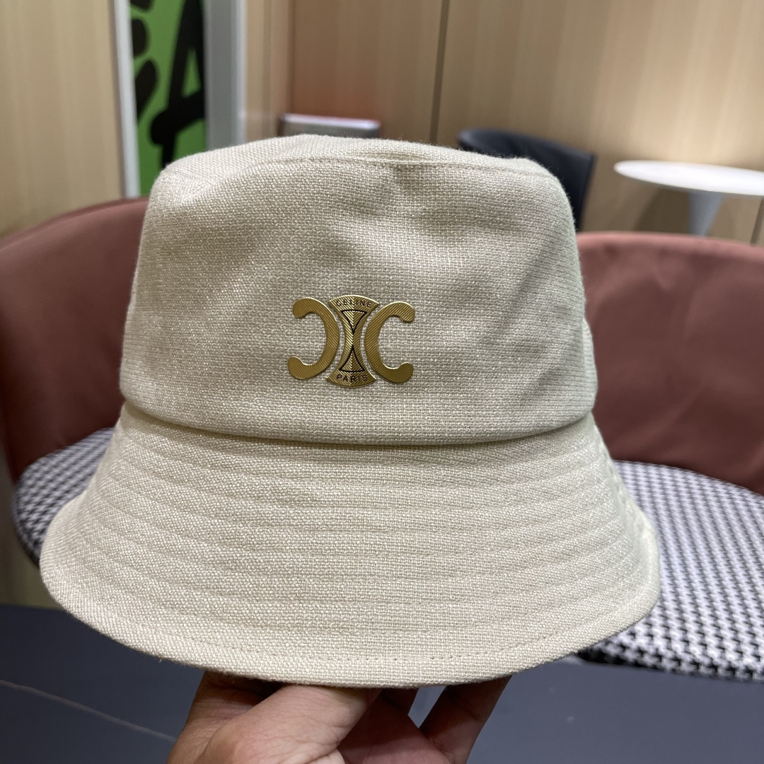  celine赛琳 春夏新款遮阳渔夫帽超显气质，质感无敌！