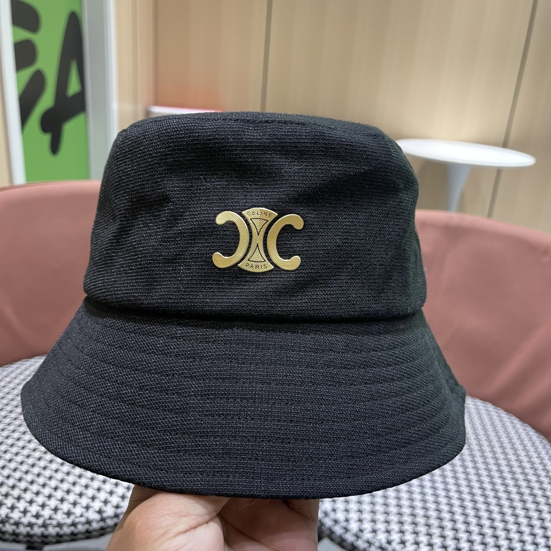  celine赛琳 春夏新款遮阳渔夫帽超显气质，质感无敌！